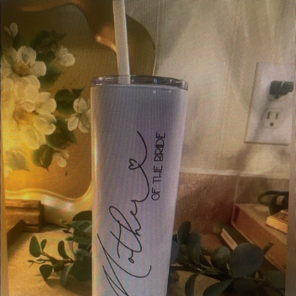 White 'Mother of the Bride' Tumbler